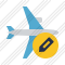 Airplane Horizontal Edit Icon