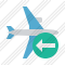 Airplane Horizontal Previous Icon