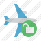 Airplane Horizontal Unlock Icon