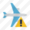 Airplane Horizontal Warning Icon