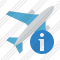 Airplane Information Icon