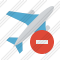 Airplane Stop Icon