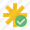 Asterisk Ok Icon