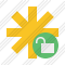 Asterisk Unlock Icon