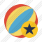 Beach Ball Star Icon