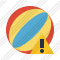 Beach Ball Warning Icon