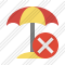 Icône Beach Umbrella Cancel