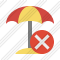 Icone Beach Umbrella Cancel