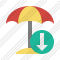 Beach Umbrella Download Icon