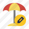Icône Beach Umbrella Edit