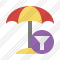 Beach Umbrella Filter Icon