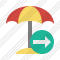 Beach Umbrella Next Icon