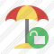 Icône Beach Umbrella Unlock