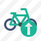 Bicycle Upload Icon