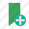 Bookmark Green Add Icon