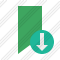 Bookmark Green Download Icon