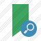 Bookmark Green Search Icon