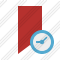 Bookmark Red Clock Icon