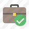 Briefcase Ok Icon