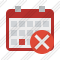 Calendar Cancel Icon