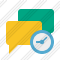 Chat Clock Icon