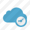 Icone Cloud Blue Clock