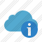 Icône Cloud Blue Information