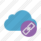 Cloud Blue Link Icon