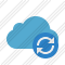 Cloud Blue Refresh Icon