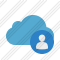 Cloud Blue User Icon