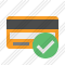 Credit Card Ok Icon