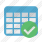 Database Table Ok Icon