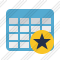 Database Table Star Icon