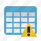 Database Table Warning Icon