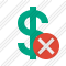 Dollar Cancel Icon