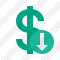 Dollar Download Icon