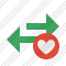 Exchange Horizontal Favorites Icon