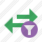 Exchange Horizontal Filter Icon