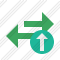 Exchange Horizontal Upload Icon