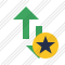 Exchange Vertical Star Icon