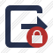 Exit Lock Icon