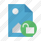 File Image Unlock Icon