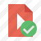 File Movie Ok Icon