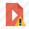 File Movie Warning Icon