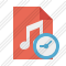 Icône File Music Clock