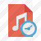 Icone File Music Clock