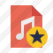 File Music Star Icon