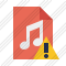 File Music Warning Icon