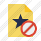 File Star Block Icon