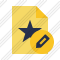 File Star Edit Icon